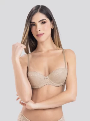 Brasier Strapless Con Realce Natura 5502