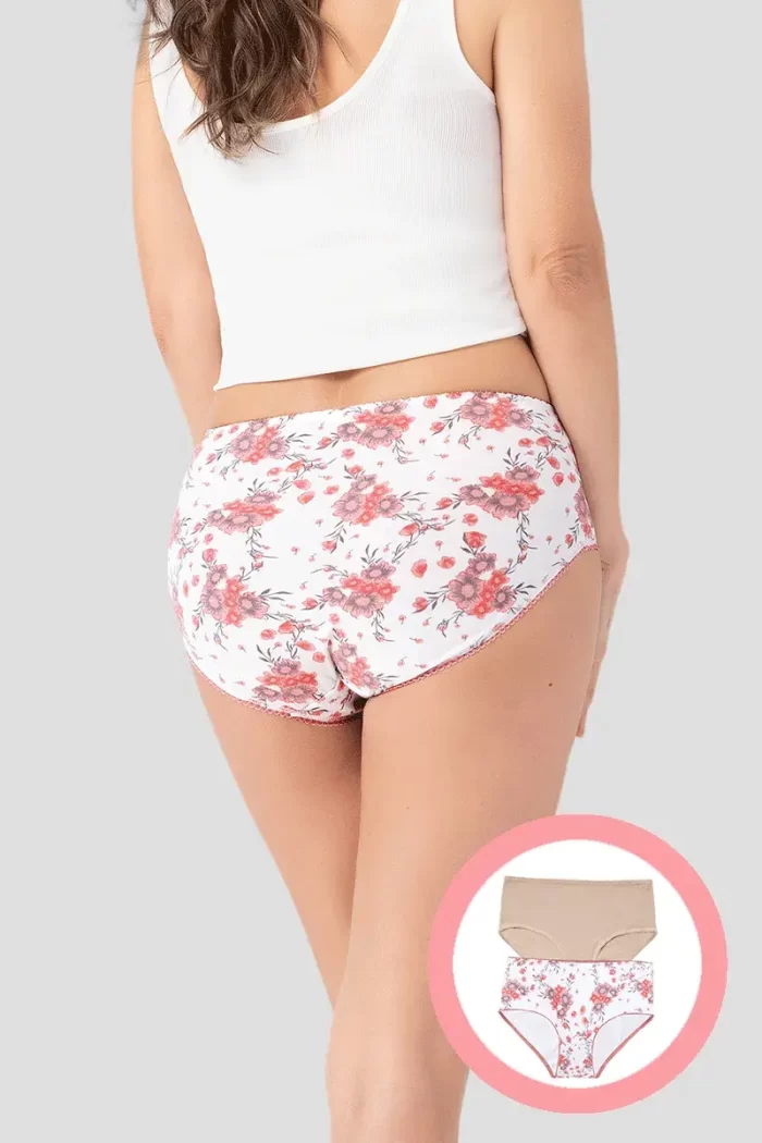 Panty Clásico Pack X2 Con Tiro Alto 5714 - Image 2