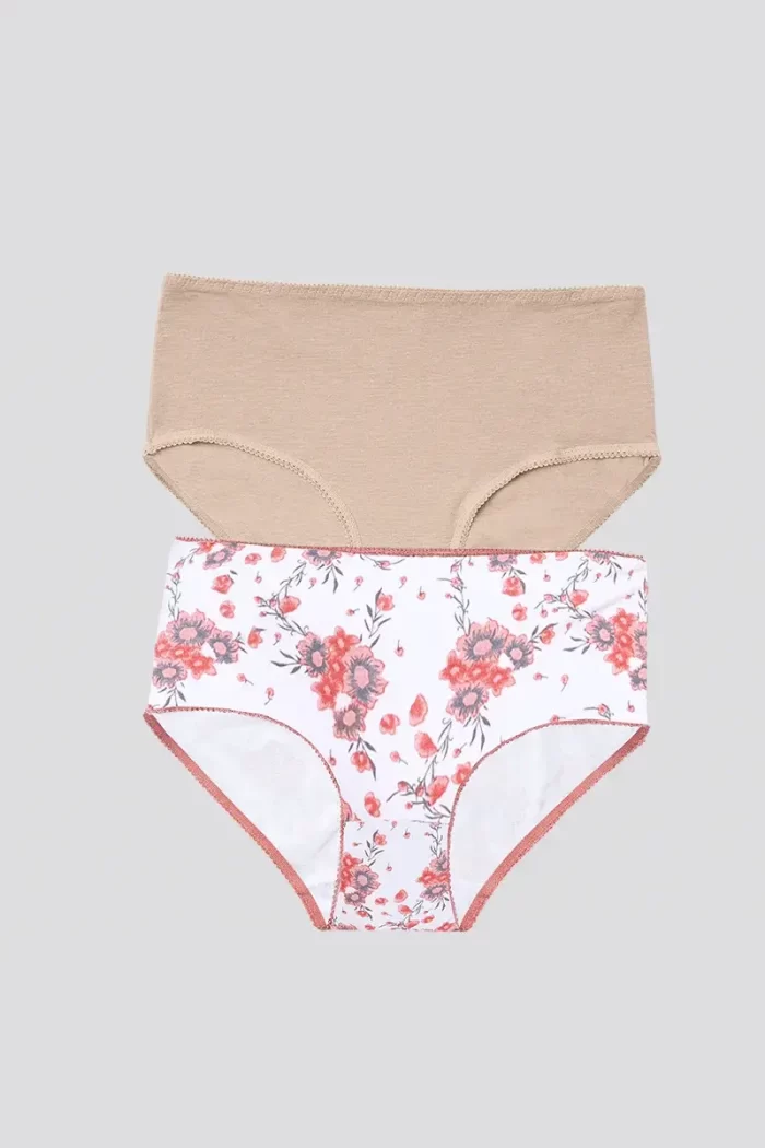 Panty Clásico Pack X2 Con Tiro Alto 5714 - Image 4