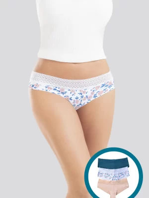 Cachetero Pack X3 Con Un Encaje Elástico En Cintura 5818