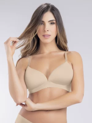 Brasier Triangular Con Realce Natural Y Base De Tela De Doble Laminado 8385