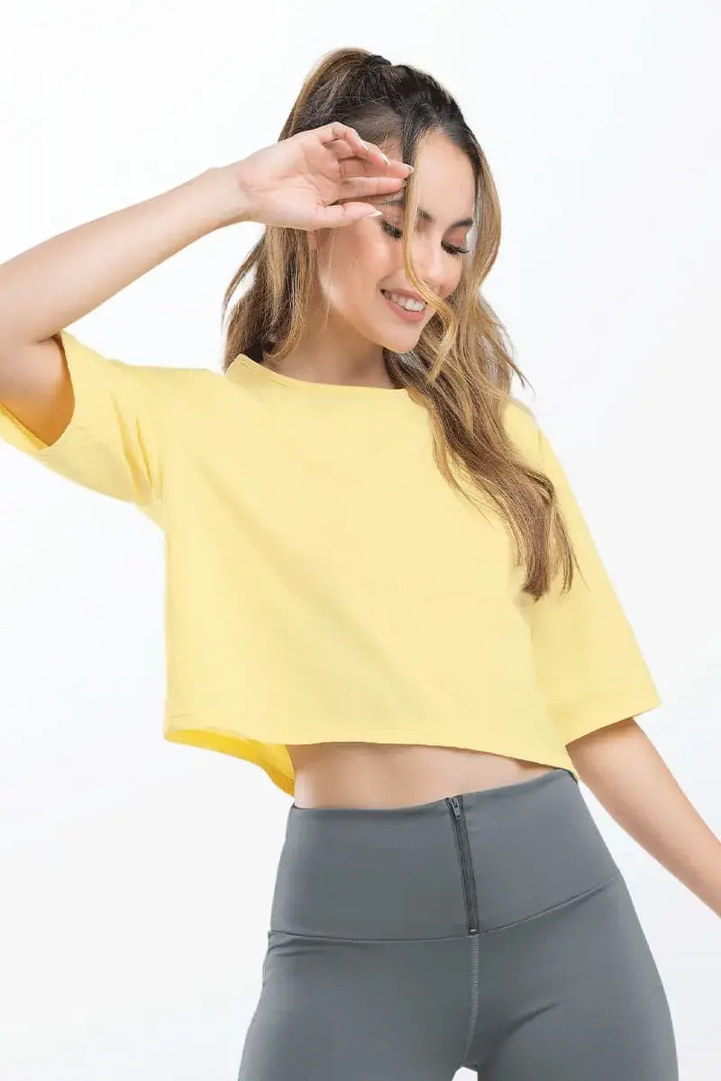 Camiseta Deportiva Con Silueta Amplia 6258